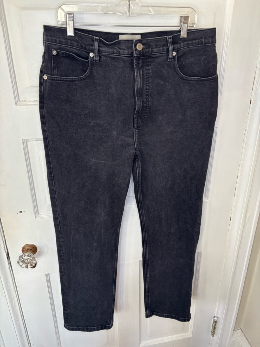 Everlane Black Slim Straight Jeans